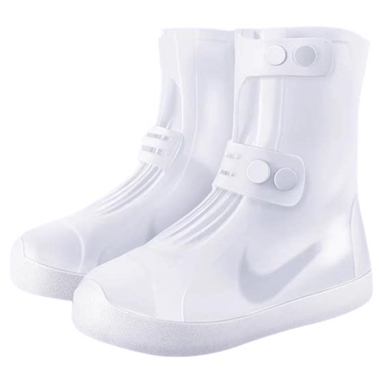 Shoe case waterproof and anti -slip rains Men's women's water shoes on rainy days, rain, thickened, wear -resistant rain boots, wearing silicone rain shoe cases

