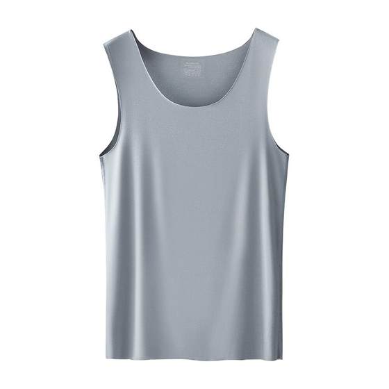 
Vest Men's Modal Hurdle Seamless Ice Silk Inner Wear Basement Sports Sweat Fir Summer Thin Women's Small Sling
