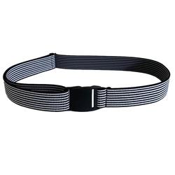 New Product No Metal Head Men's And Women's Elastic Belt Hundred Matching Jeans Plastic Buckle Belt Security Inspection Narrow Girdle