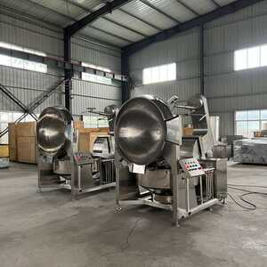 
Mooncake filling wok fully automatic mushroom sauce beef sauce frying equipment stainless steel cooking machine planetary wok