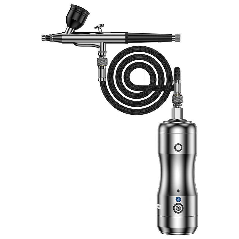 Kit Aerografo Senza Fili Portatile Mini Compressore Nebulizzatore Ricaricabile Ad Alta Pressione 0,35 Mm Nozzle Per Nail Art Trucco Tatuaggio