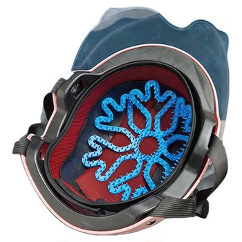 Electric motorcycle safety helmet padded anti-pressure hairstyle