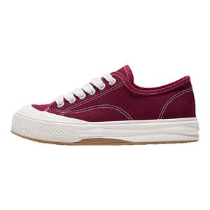 
feiyue/feiyue red canvas shoes for women 2026 spring and summer new popular couple super hot breathable plate shoes