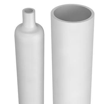 White heat shrinkable tube insulating casing wordless printable wire connector casing household protective sleeve data cable repair