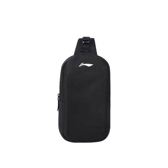 Li Ning crossbody bag men's large capacity sports outdoor chest bag women's fitness travel commuting waterproof waist bag shoulder bag
