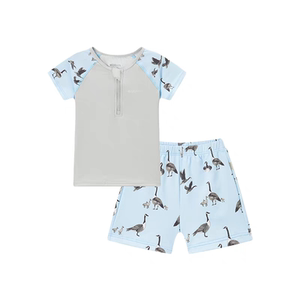 
Milkbarn children's summer swimsuits, men and women's one-piece swimsuits, trousers, boys and girls' hot spring split swimsuits