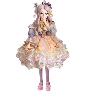 Doris Katti doll doll, toy doll girl, children to simulate the real version of the real version of BJD replacement princess 60cm