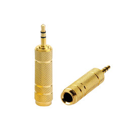 6.5 Large Three-pin Female To 3.5 Small Three-pin Male Adapter