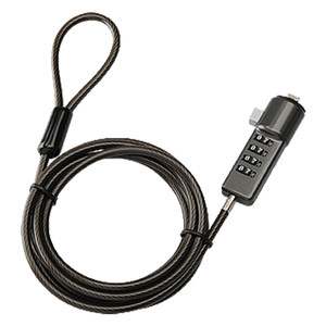 Japan SANWA Shanye Laptop Anti-theft Password Lock Steel Wire Anti-theft Lock 1.8 Meter Anti-cut Bold Suitable for ThinkPad Lenovo Asus HP Office Study Room Anti-Lost Lock