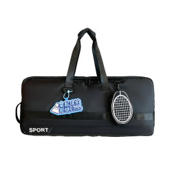 High-looking sports badminton bag for men and women with large capacity storage shoulder tennis racket backpack dry and wet separate handbag