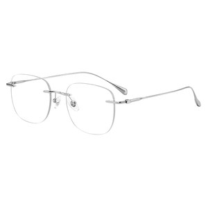 Muxue rimless glasses for women with myopia, optional color change, can be matched with Zeiss rimless glasses frame 23006