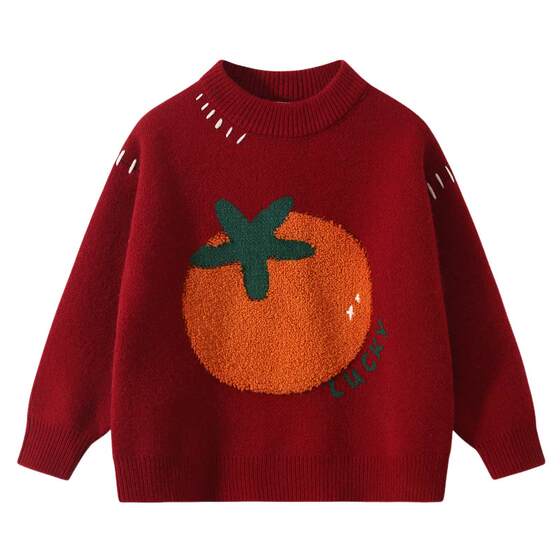 
[New Year's Clothing Series] Ueki Children's Sweater 2026 Autumn and Winter New Medium and Large Children's Boys' and Girls' Sweater Children's Clothing
