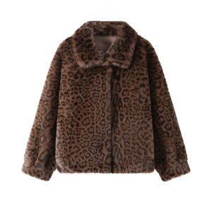 
2025 New Leopard Print Young Mom Winter Clothes Style Lapel Short Fur Jacket Women Mink Fur Integrated