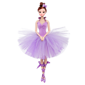 DIY clothing design princess Children's festival gift ballet dance clothes doll little girl changing toys
