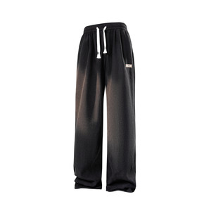 
Black casual pants men's spring corduroy pants straight-leg sweatpants loose fat men plus fat plus plus size men's clothing