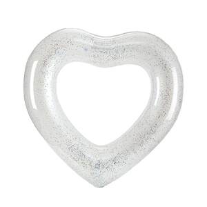 Swimming circle adult inspiration sequins love adult life -saving circle water inflatable children's swimming ring thickened sitting ring
