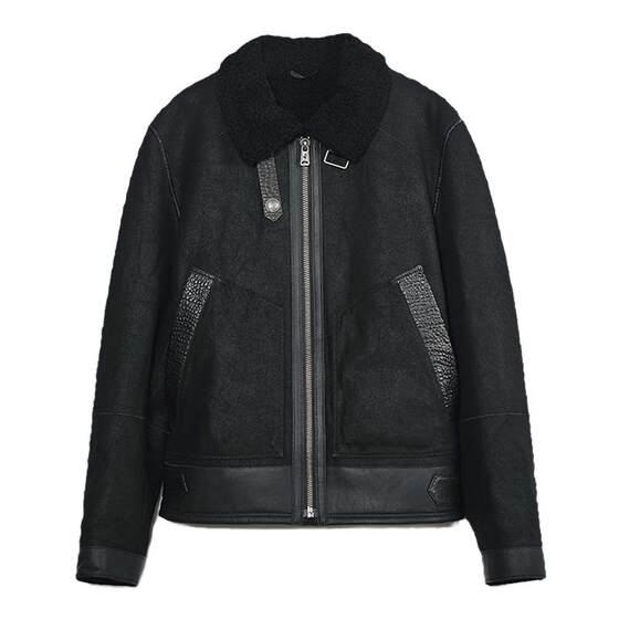 
MCS men's clothing originated from Marlboro spring and autumn American retro casual leather leather jacket tough guy motorcycle leather jacket men