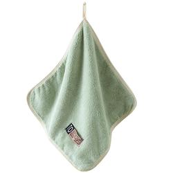 Thickened Small Square Towel Hanging Hand Towel Kitchen Bathroom Face Wash Household Children's Towel Absorbent Quick-drying Hand Towel
