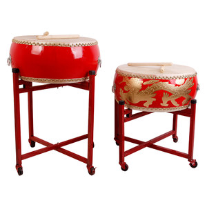 
Children's performances in Cowhide Drum Kindergarten Drums and Drums Children's Big Drums Beats and Flat Drums Percussion Instruments