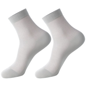 
Men's pure cotton anti-odor 7a antibacterial summer medium tube sweat-absorbing and breathable mesh men's full cotton socks summer thin