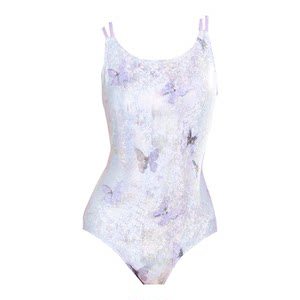 
2025 new small fresh fairy butterfly swimsuit for women one-piece triangular racing swimming pool professional hot swimsuit