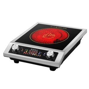
Xianke's new flat electric ceramic stove for household use 5000W high-power hot stove for cooking commercial light wave oven fried king