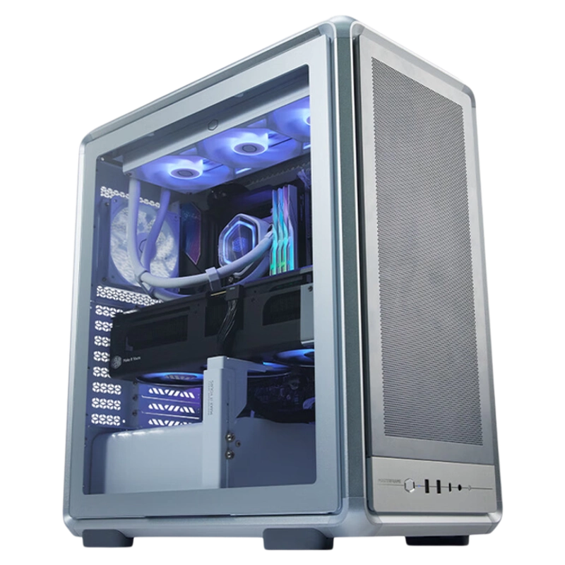 九州风神CH160-PLUS小机箱MATX主板mini手提通风网孔电脑桌面侧透
