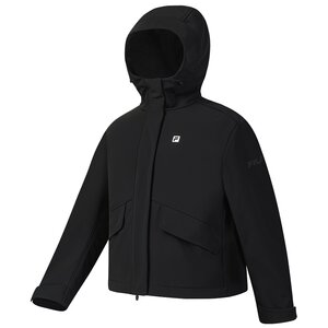 
FILA official women's woven jacket 26 spring new fitness sports running loose velvet hooded top