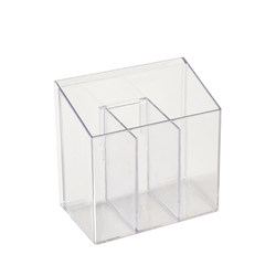 Lipstick storage box Makeup brush storage partition transparent box
