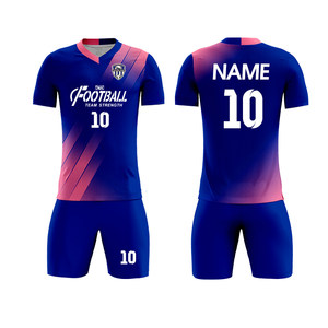 Children's football uniform suit boys' customized short-sleeved football uniforms for women spring and summer student sports competition training uniforms with printing