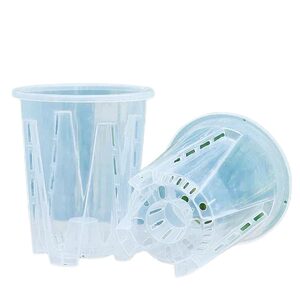 
Phalaenopsis special flower pot large plastic transparent thickened orchid resin breathable household potted plant observation