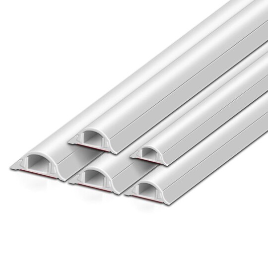 Durable PVC Wire Raceway - Self-Adhesive, Flame Retardant Cable Cover