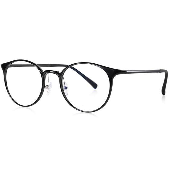 Ultra -light glasses box female small face round box Korean plak glasses frame full frame 6728 matching height myopia glasses