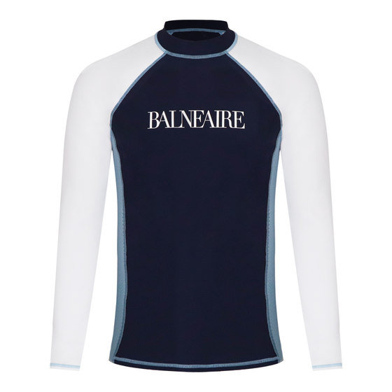 
[Same style as Guo Pinchao] BE Fan De'an swimsuit men's long-sleeved hot spring fashion breathable large size adult suit