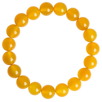 Natural yellow agate bracelet chicken oil yellow