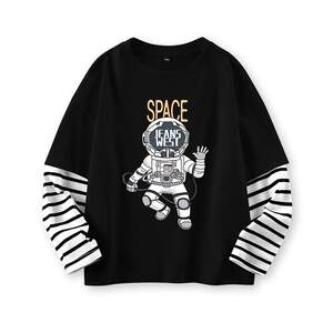 
Jeanswest children's clothing boys' long-sleeved T-shirts spring and autumn boys' spring cotton bottoming shirts children's spring tops