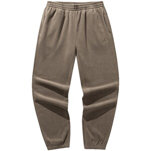 
ANTA fire shell polar fleece trousers for men 2025 new autumn and winter outdoor sports windproof warm plus velvet loose sweatpants