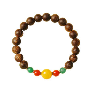 
Gongli Shangxinqi Nan Agarwood Bracelet Women's Wooden Bracelet High-end Toy Authentic Beaded Hand Jewelry Birthday Gift