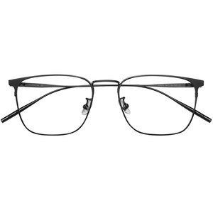 
Mirror sound ultra-light pure titanium black glasses frame for men with myopia can be equipped with degree business square frame anti-blue light eyeglass frame