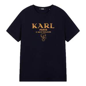 
KARL LAGERFELD [cotton] business casual short-sleeved T-shirt 25 summer new style Galeries Lafayette men's tops