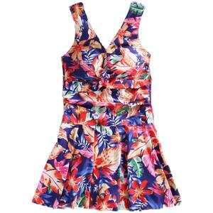 
Women's swimsuits, covering their belly, making them look slim and conservative, middle-aged and elderly mothers, split 2024 new internet celebrity large size fat M hot spring