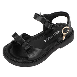 
Wuma children's sandals girls' shoes 2026 new summer girls open toe soft sole medium and large children's fashion princess shoes