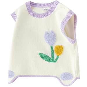 
Balabala children's sweater vest baby knitted sweater vest spring and autumn new style boys and girls fashionable little