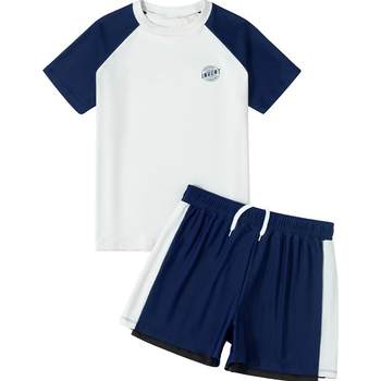 
Fat children's swimsuit boys plus size split training swimsuit