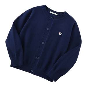 
Ying's girls sweater cardigan 2026 autumn new children's round neck sweater boys long-sleeved thin jacket trendy
