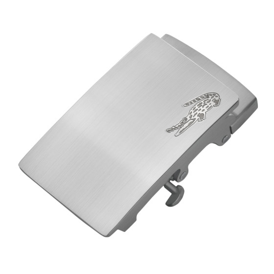 Leadless belt head Stainless steel Thai crocodile lumbar belt buckle head buckle original men's non -pants band automatic buckle elephant