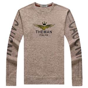 Woodpecker hoodie, men's long sleeved T-shirt, spring and autumn bottom, youth loose casual round neck, men's top, thin style