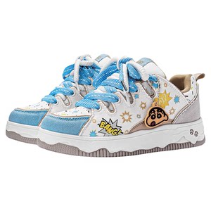 
Crayon Shin-chan sneakers students 2026 spring new Korean version canvas stitching bread shoes couple style thick-soled sneakers
