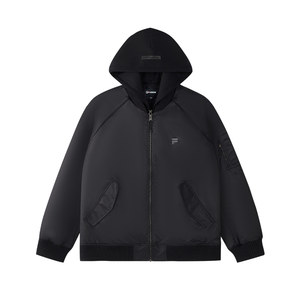 
FILA FUSION Fila trendy brand woven jacket men's 2026 spring new fashion loose jacket hooded top
