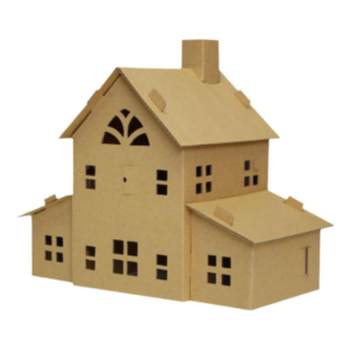 
Children's handmade diy paper small house paper shell